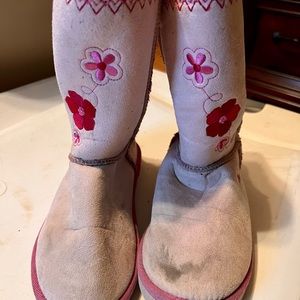 Pink sketchers snow winter boots